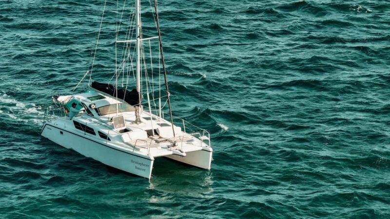 Cancun: Isla Mujeres Adults Only Party Catamaran with Drinks - The Itinerary in Detail