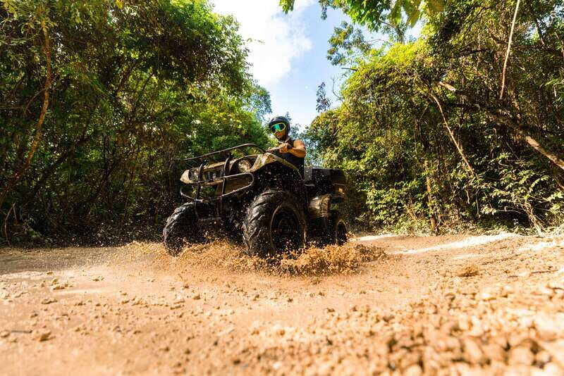 Cancun: Jungle ATV Tour, Ziplining, and Cenote Swim - Key Points