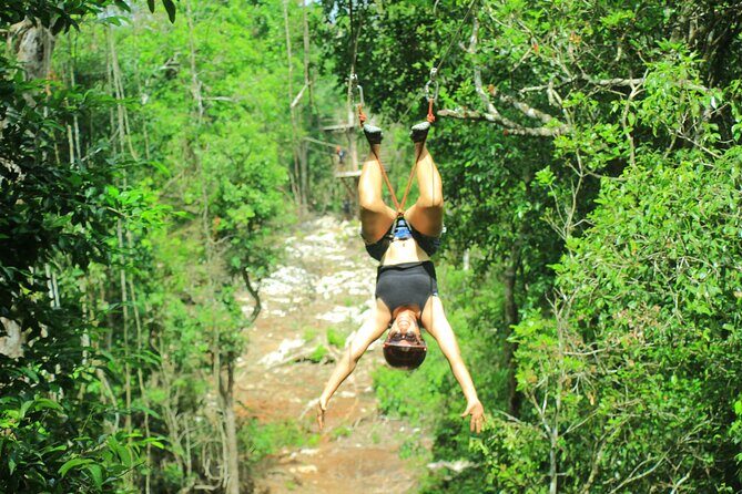 Cancun Jungle Experience with ATV, Zipline and Cenote - Key Points