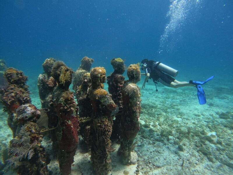 Cancun: Musa Underwater Museum & Reef Discover Scuba Diving - Key Points
