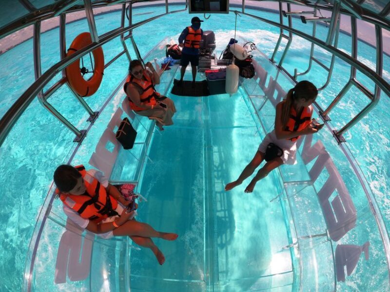Cancún: Nichupté Lagoon Transparent Boat Tour with Drinks - The Experience on the Water