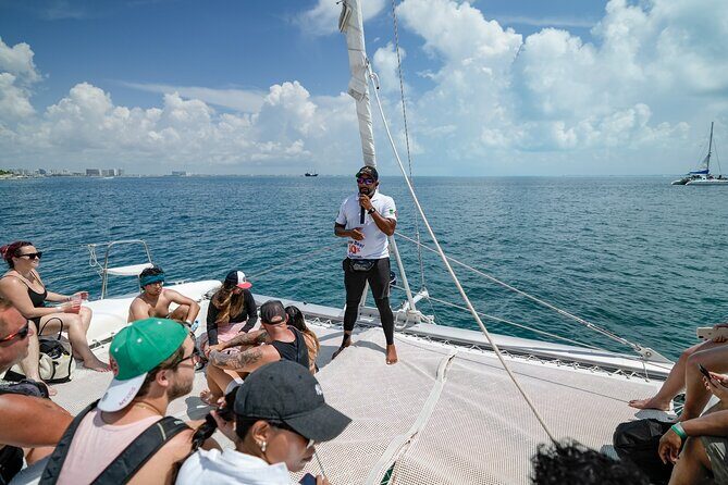 Cancún Private Catamaran with Snorkeling Stop - Meeting Points and Logistics