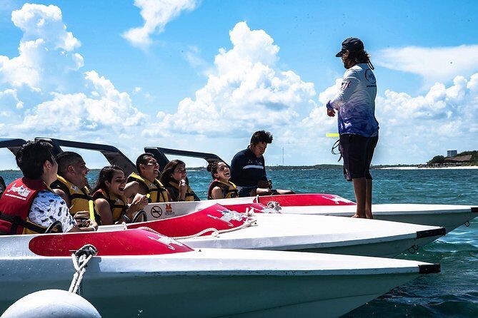 Cancun speedboat and snorkel tour: shared speedboat - FAQ