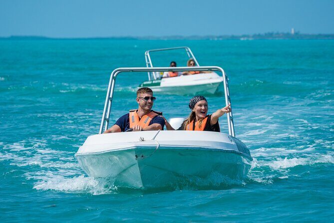 Cancun: Speedboat tour to a Virgin Beach - Key Points