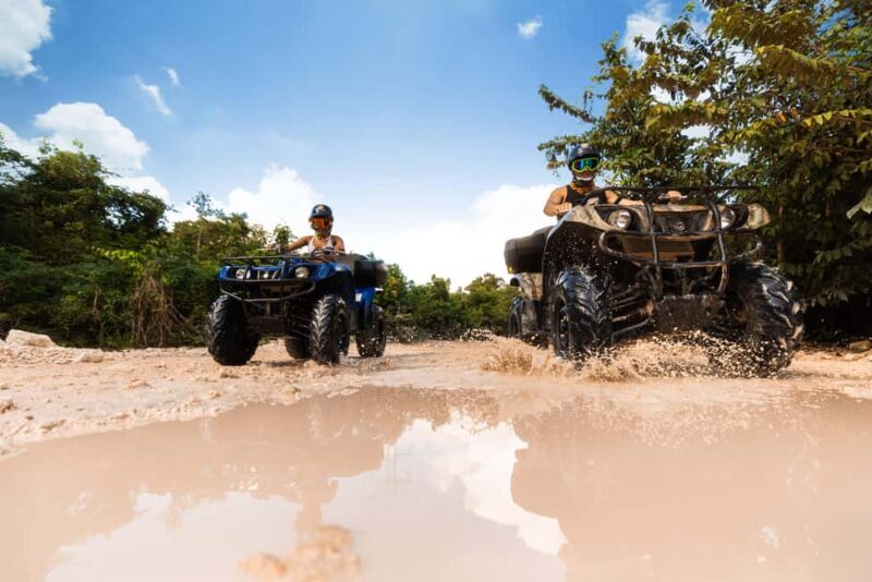 Cancun: Super Combo with ATV, Ziplines, Cenote & Snorkeling - Key Points