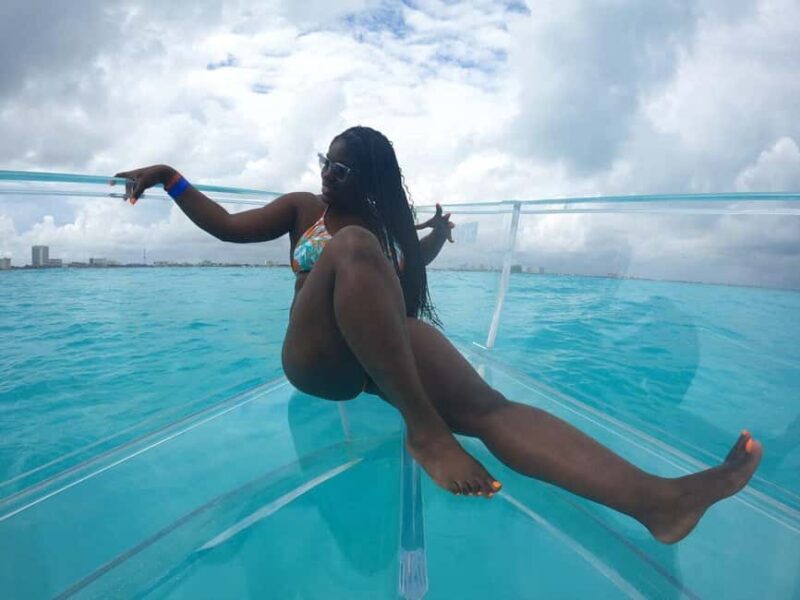 Cancun: Transparent Boat Tour with Soft Drinks - Valuing the Experience