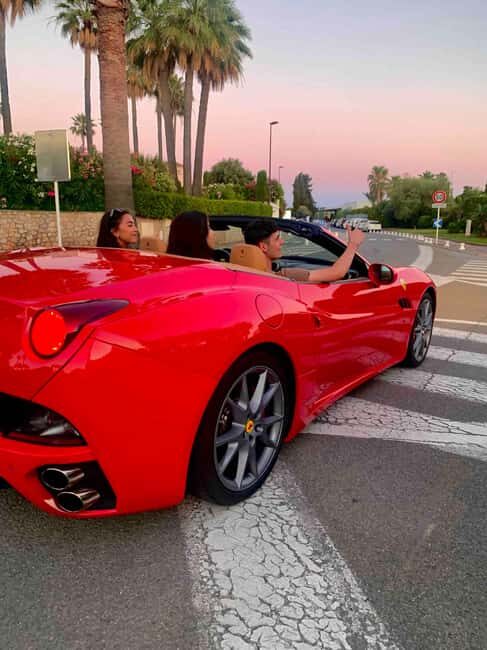 Cannes:private Ferrari Big Tour to Juan Les Pins and Antibes - The Experience: What You Can Expect from This Ferrari Tour