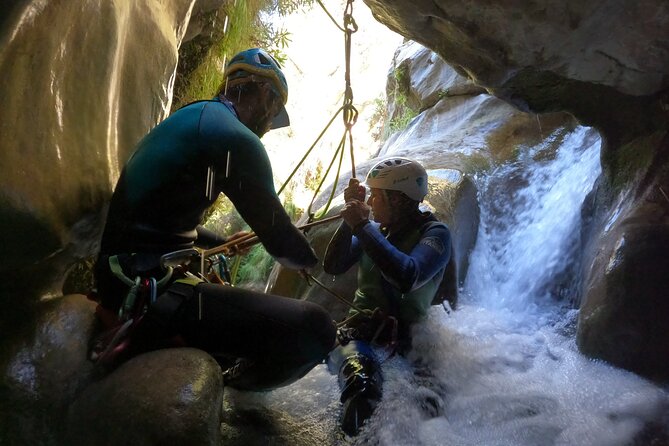 Canyoning Rio Verde from Nerja - Fitness level and safety limits (including vertigo)