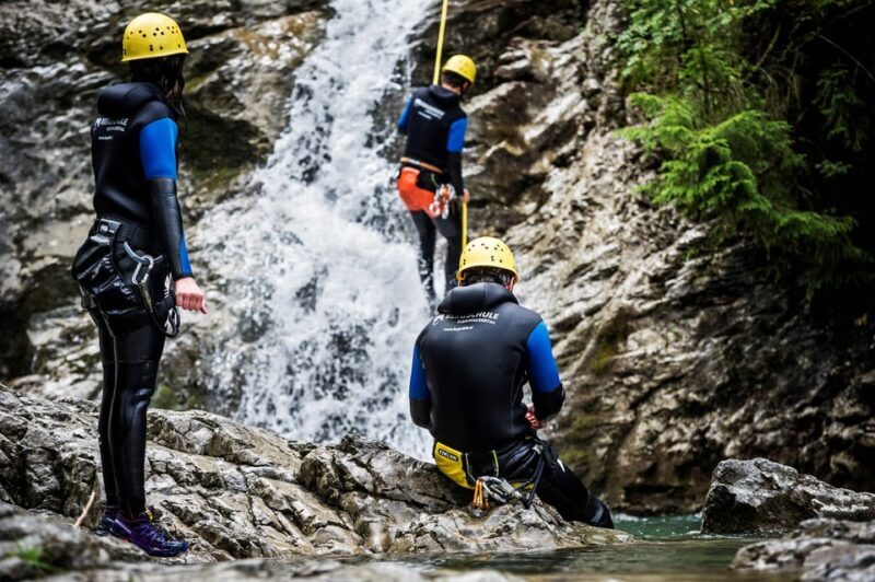 Canyoning Schwarzwasserbach in the Kleinwalsertal - Key Points