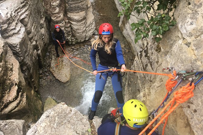 Canyoning trip at Zagori area of Greece - Section A - What you can expect in Nefeli Canyon (rappels and a jump)