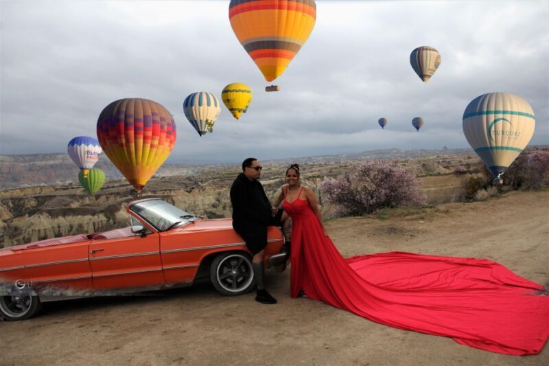 Cappadocia Photo Shoot with Classic Car and Flying Dress - What to Expect from the Cappadocia Photo Shoot Experience