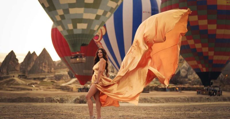 Cappadocia: Private Flying Dress Photoshoot at Sunrise - The Highlights of the Photoshoot