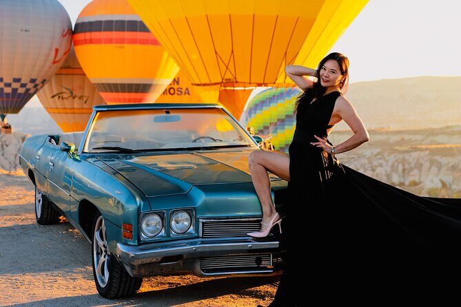 Cappadocia Private Photo Shoot with Flying Dress + Vintage Car - Discover the Magic of Cappadocia with a Private Photo Shoot and Vintage Car Tour