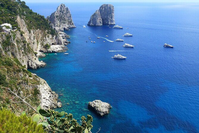 Capri, Anacapri & Blue Grotto: Small-Group Tour from Naples - Capri town and La Piazzetta