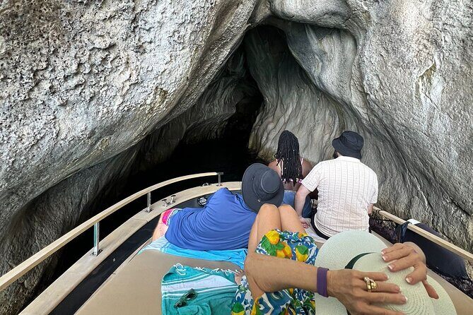 Capri Full Day SemiPrivate Boat Tour and City Visit from Positano - The Sum Up