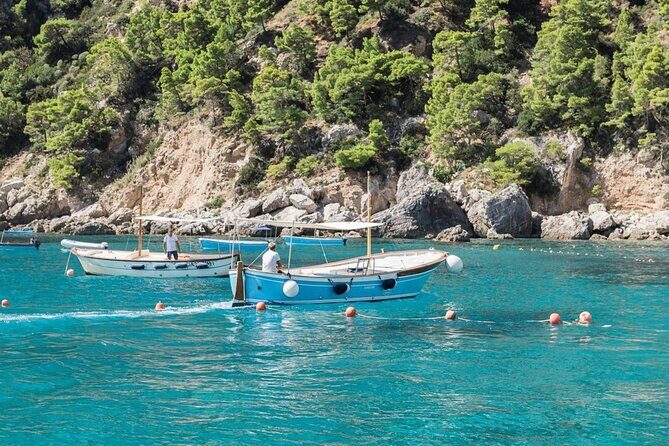 Capri tour with "Gozzo" (3 hours) - Key Points