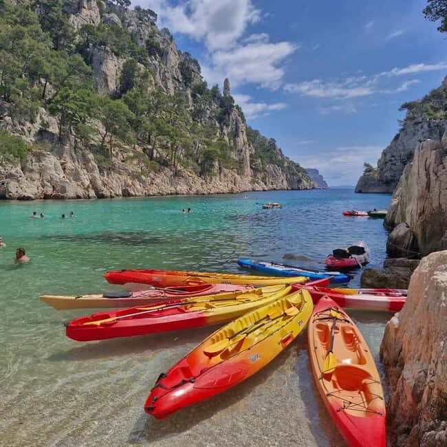 Cassis: Day trip by sea kayak - The Kayaking Route and Stops