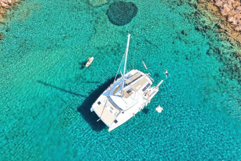 Catamaran Cruise to Elafonisi & Kedrodasos: Lunch & Open Bar - Key Points