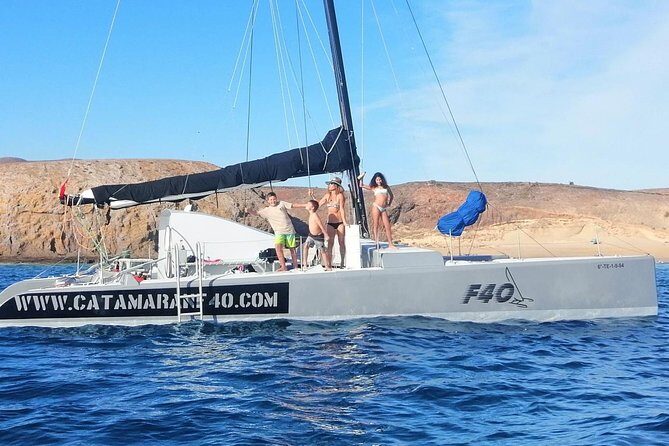 Catamaran F40 Lanzarote sailing - Pricing and Value
