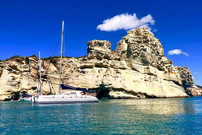 Catamaran Half Day Afternoon Cruise With Sunset: Kleftiko - The Starting Point: Agia Kiriaki