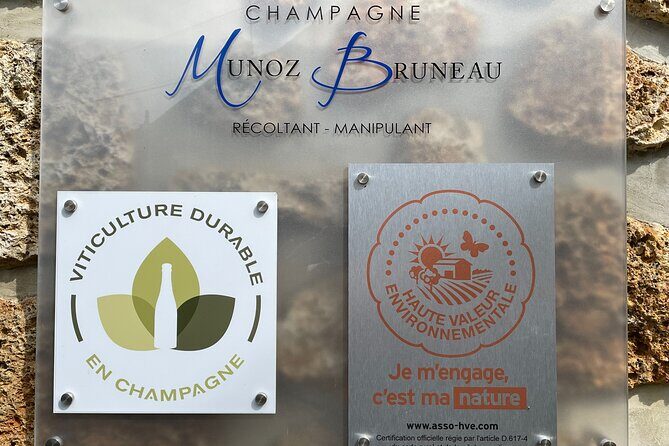 Champagne Munoz Bruneau : Half Day Visit and Tasting - Key Points