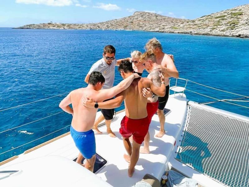 Chania: Day Catamaran Cruise with Lunch from Souda Port - FAQ