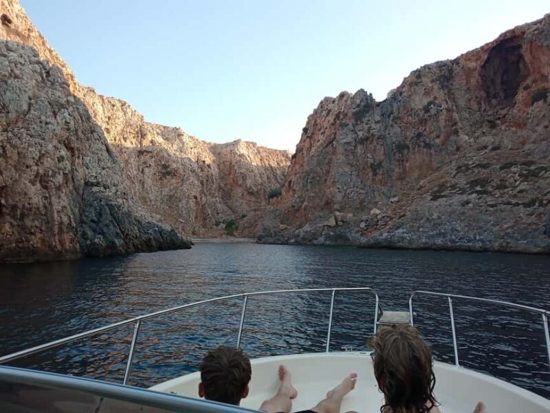 Chania,Kalyves-The Three Cove Boat Trip - Key Points