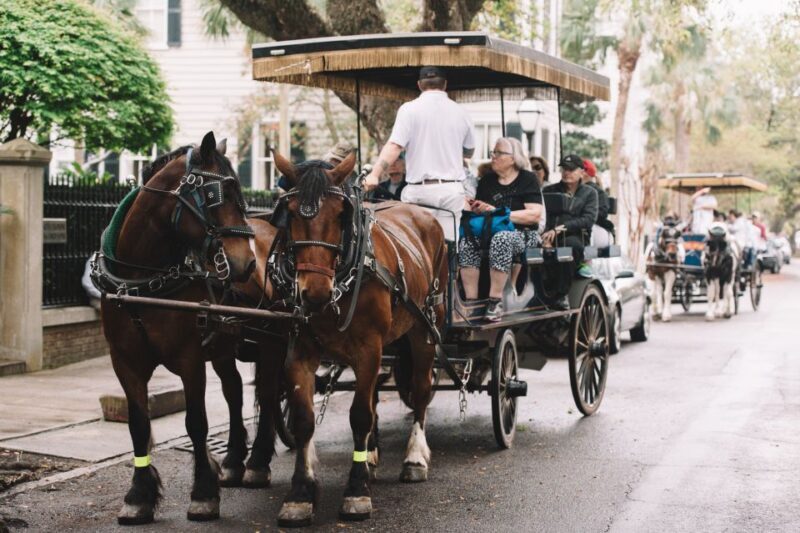 Charleston: Haunted Horse-Drawn Carriage Evening Tour - Key Points