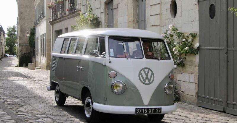 Chinon Vintage Tour: Tour the town in a Combi VW - The Sum Up