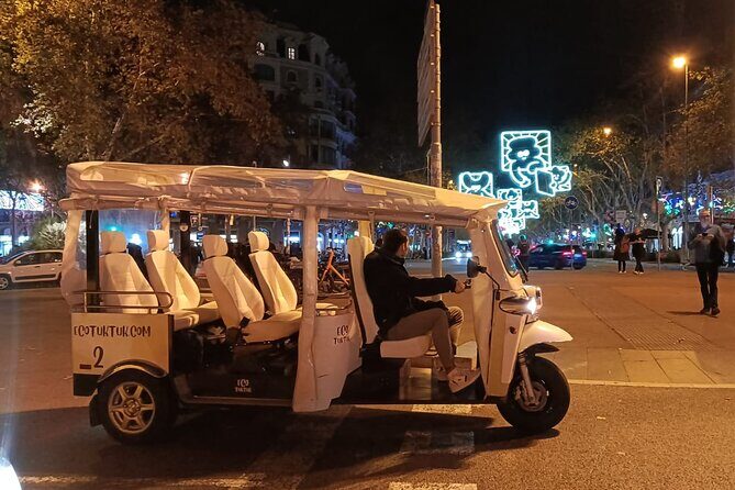 Christmas Lights Tour of Barcelona in Private Eco Tuk Tuk - Practical Details & Considerations
