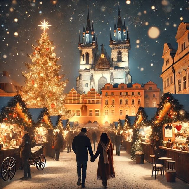 Christmas private day trip from Vienna to Prague and back - Key Points