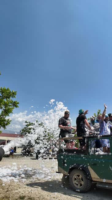 City of Side: Jeep Safari with Lunch and Catamaran Cruise - The Green Lake and Lake Swim