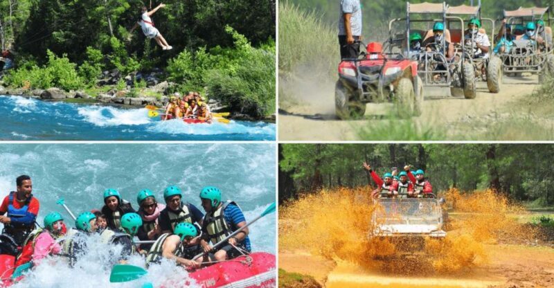 City of Side: Rafting, Zipline, Jeep, Buggy and Quad Combo - What to Expect from the Tour