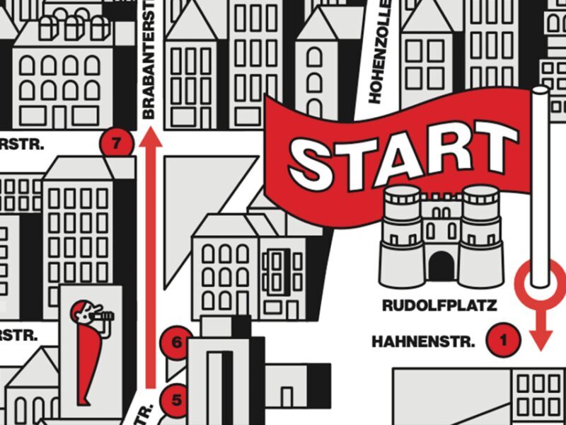 City rally through the Belgian Quarter - Getting a Feel for the City Rally