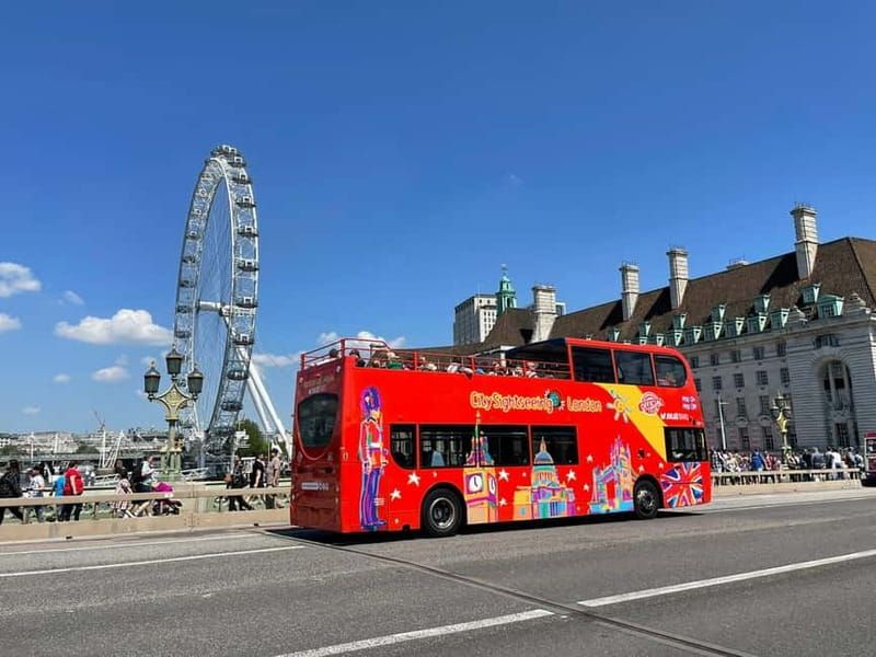 City Sightseeing London Hop-On Hop-Off Bus & Bookable Extras - Red Route: Westminster, Big Ben, St Paul’s, Tower of London, Buckingham Palace