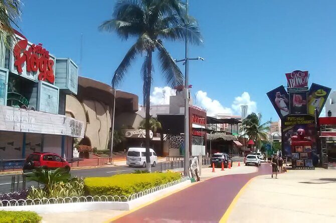 City Tour the best places in Cancún by van transportation - Plaza La Fiesta – Shopping with Mexican Flair