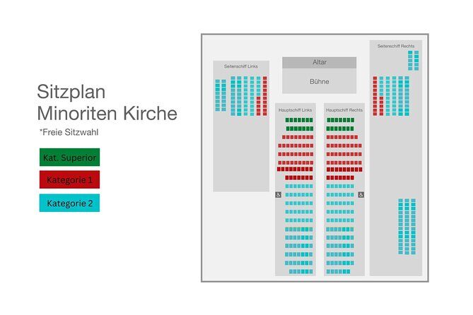 Classical Concerts in the Minorite Church - Tickets Vienna - The Experience at Minoritenkirche