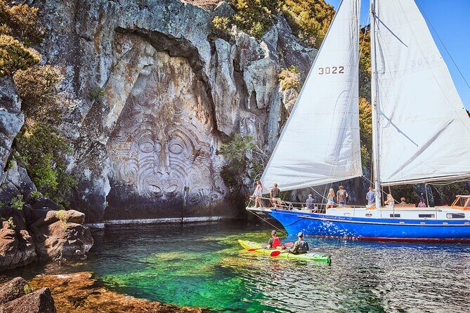 Classical Sailing - Mori Rock Carvings -Taupo Sailing Adventures - An Honest Look at the Sailing Adventure