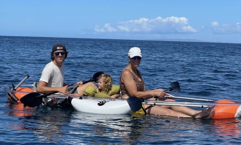 Clear Bottom Glassy Kayak Rental | Safe and Stable Kayaks - Exploring Maui’s Marine Life from a Glassy Bottom Kayak
