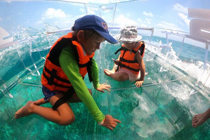 Clearboat: Glass-bottom boat ride to the Caribean Sea - Key Points