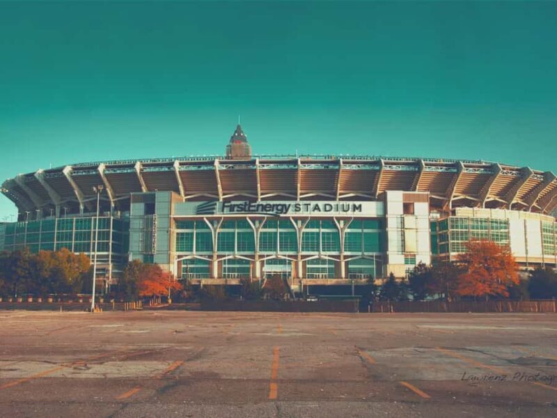 Cleveland Browns Football Game at Cleveland Browns Stadium - The Crowd and the Environment
