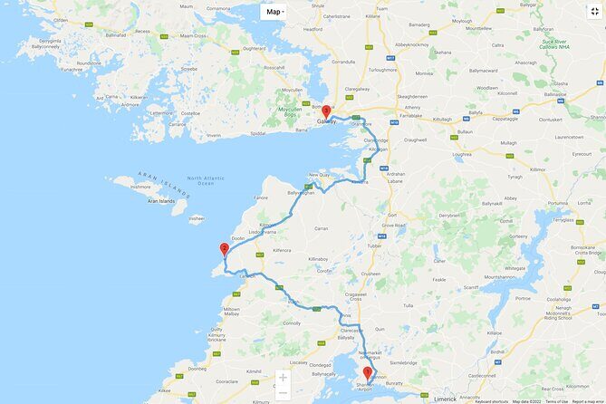 Cliffs of Moher from Shannon Airport en route to Galway - What’s Included and What’s Not