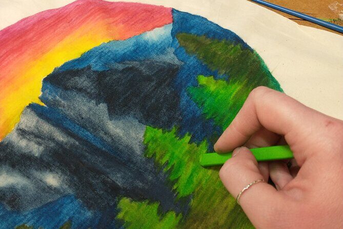Colorado Inspired Inktense Painted Stocking or Tote Bag Class - Practical Details: Booking, Cost, and Location