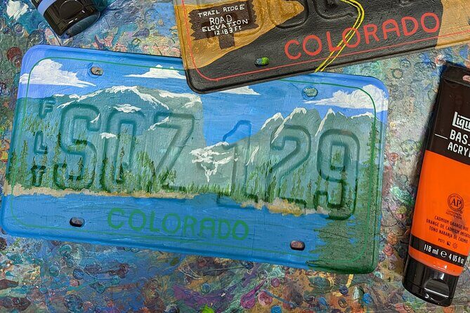 Colorado or Bust! Painted License Plate Class - Key Points