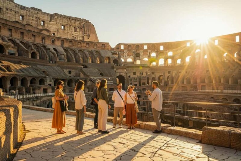 Colosseum at Golden Hour Guided Tour with Arena Floor - FAQ