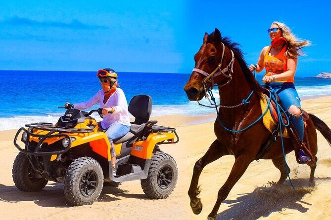 Combo Horseback Beach Ride & ATV Adventure. Tequila Tasting - Key Points