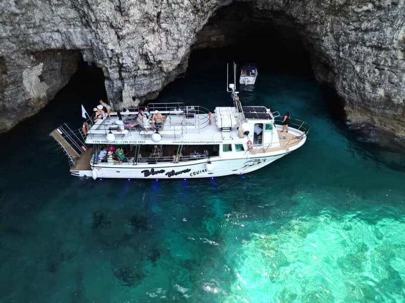 Comino Blue Lagoon & Crystal Lagoon - 3 Bay Cruise - Key Points