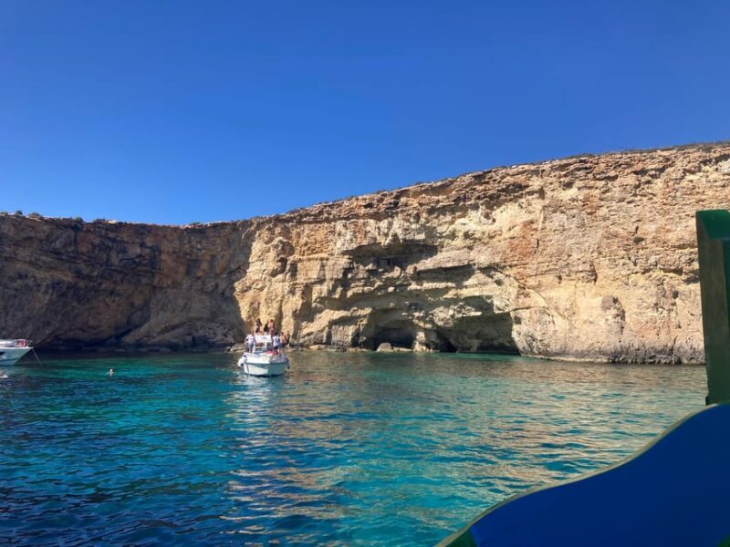 Comino: Private boat tour with Snorkeling activities & caves - The Itinerary in Detail