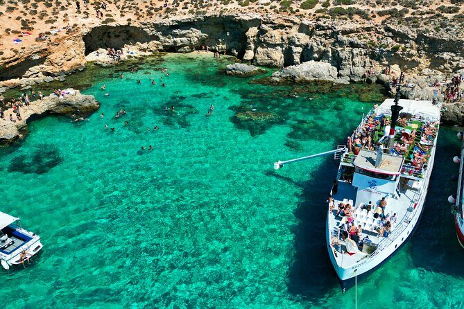 Comino, the BLUE LAGOON, Crystal Lagoon & Caves CRUISE - Key Points