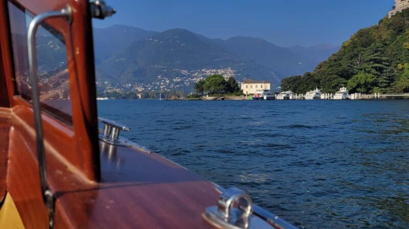Como Boat experience  Shared Boat Tour with a hot drink - The Experience in Detail